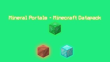 Mineral Portals in Minecraft - Datapack Project Showcase [1.19]