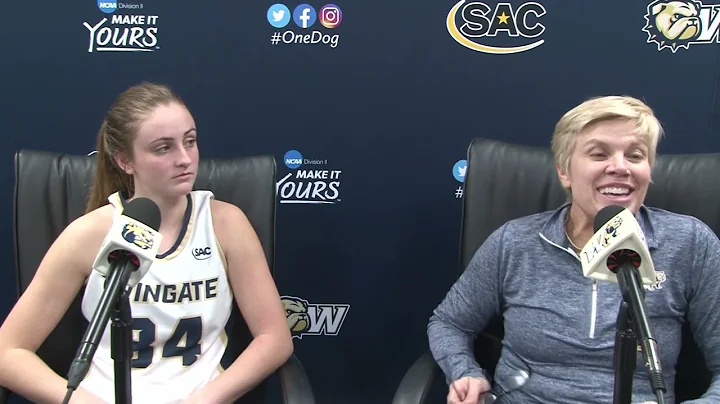 UNC-Pembroke Postgame - Emily Hege and Head Coach ...