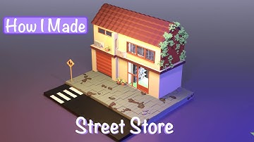 Street Store | Blender 3D Modelling Tutorial!
