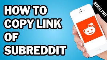 How to Copy Subreddit Link on Reddit