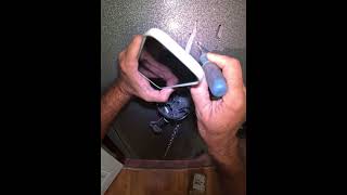 Drill Open Gun Safe After The Handle Got Broken And Lost The Key And Combination.