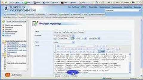 Embed YouTube and Voki in it