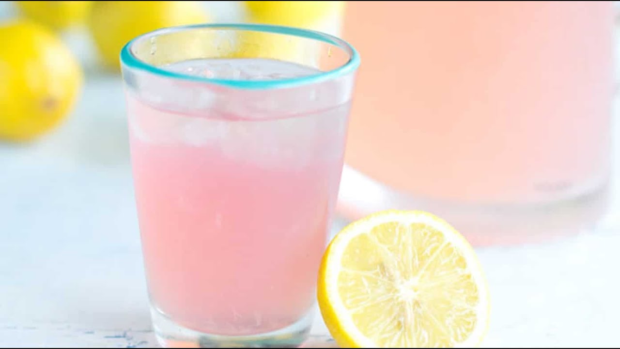 How to Bake | How to make Rose/Pink Lemonade. - YouTube