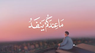 ما عندكم ينفذ وما عند الله باق ||عبد الرحمن مسعد قران كريم #حالات #حالات_واتس #عبدالرحمن_مسعد