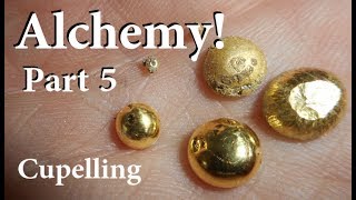 Alchemy! Part 5   Cupelling (recovering the gold)