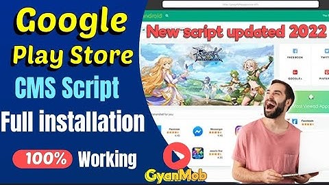 🔥Google Play Store CMS v3 4 | Installation & Configuration |  Download Free v3.4 | Play Store Clone