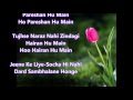 Tujhse Naaraz Nahi Zindagi - Masoom - (Lata Mangeshkar) Full Karaoke with scrolling lyrics Mp3 Song