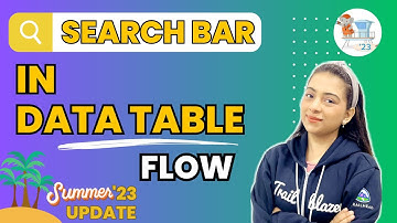 HOW TO ADD SEARCH BAR IN DATA TABLE IN LIGHTNING FLOWS ✅ | SUMMER