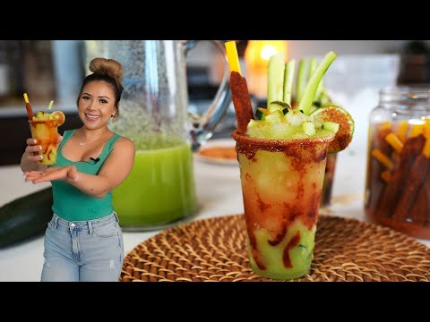 Pepinadas (cucumber-lime raspado), from the video