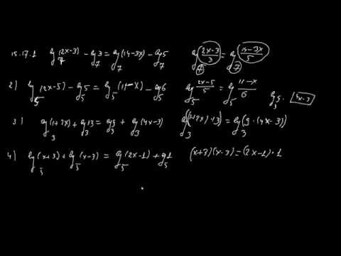 მაჩვენებლიანი და ლოგარითმული განტოლება (16)