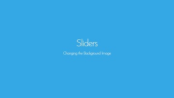 Sliders - Changing Background Images