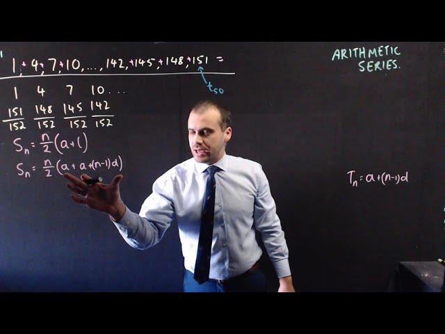 Arithmetic Series Formula Where it comes from and how to use it