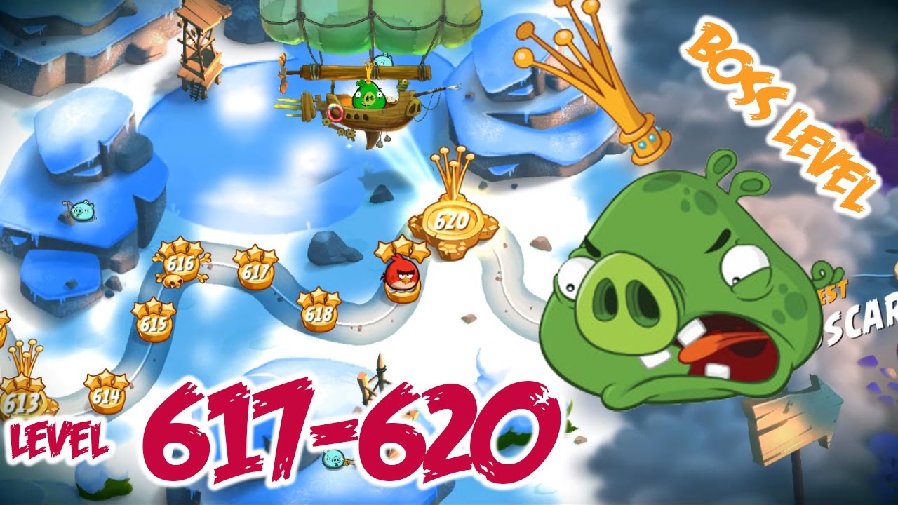 Angry Birds 2 Cobalt Plateaus The Hamalayas – LEVEL 617–620 BOSS LEVEL KING PIG