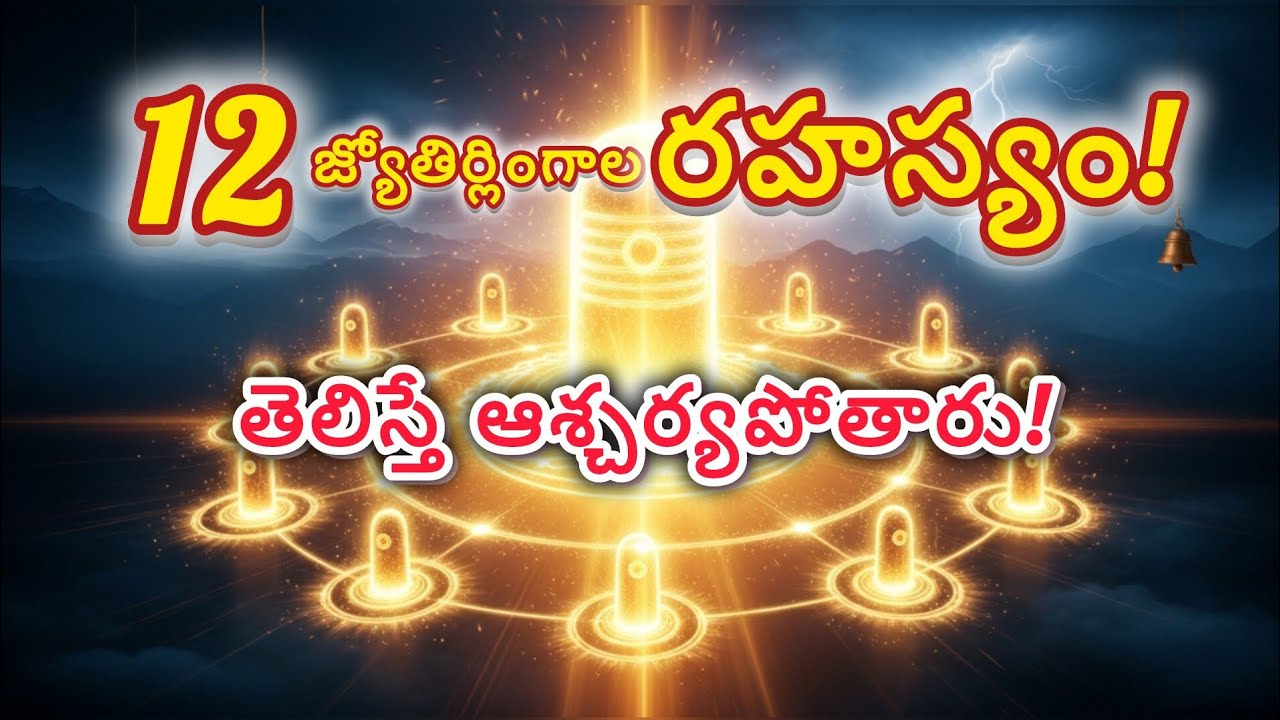 12 జ్యోతిర్లింగాల మహిమ & రహస్యం | ప్రతి హిందువు తప్పక తెలుసుకోవాలి#Jyotirlinga#Shiva#HinduTemples