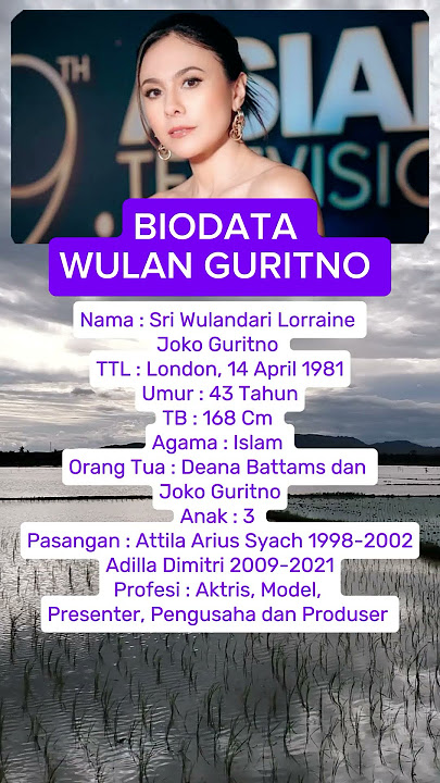 Wulan Guritno : Biodata Lengkap❗#shorts #wulanguritno #biodata