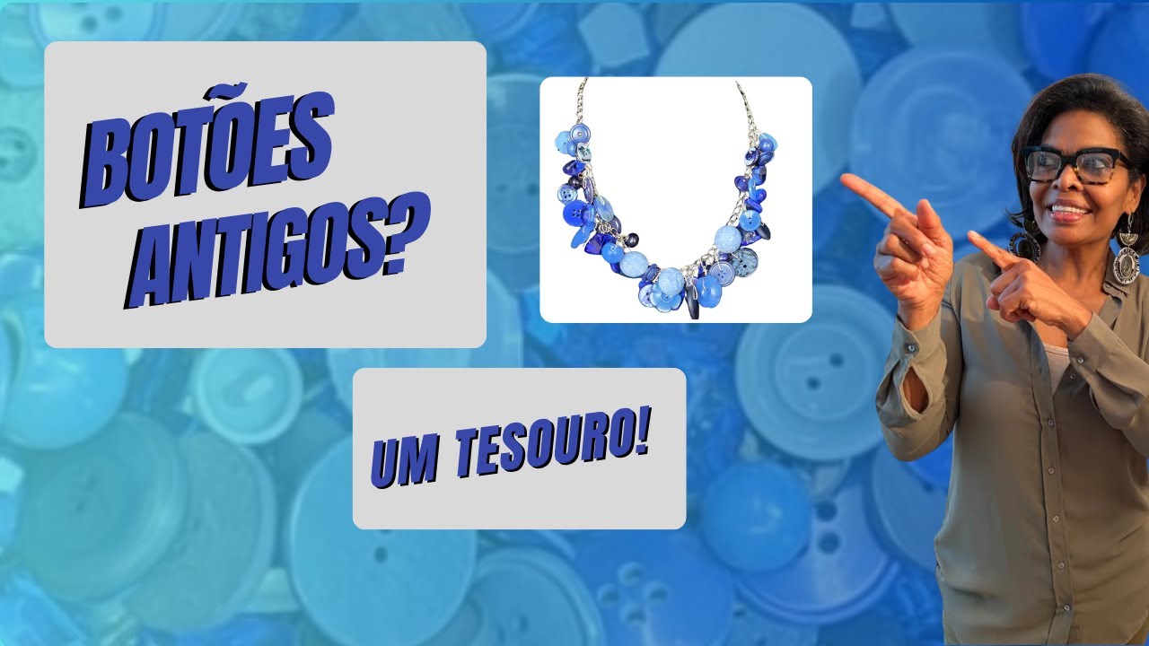 Como Fazer um Colar Estiloso com Botões antigos?