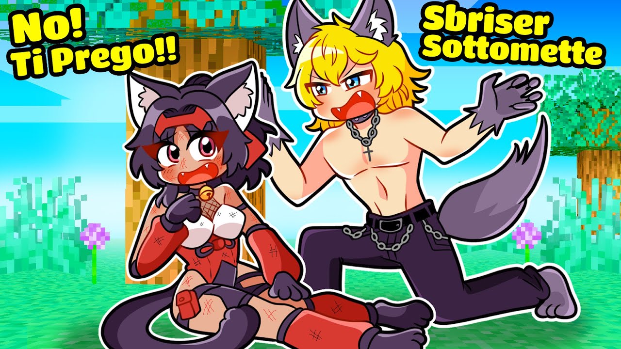 SBRISER LUPO SOTTOMETTE la GATTA su MINECRAFT!