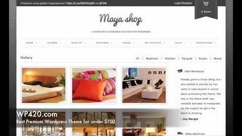 MayaShop eCommerce Wordpress Theme Demo