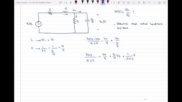 Finding the transfer function of a circuit