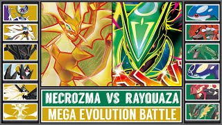 ULTRA NECROZMA vs MEGA RAYQUAZA | Ultimate Legendary Pokémon Battle