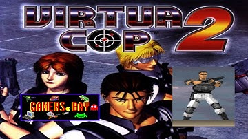Virtua Cop 2 Arcade: Mission 3 - Rail Line Shootout (Sega Model 2)
