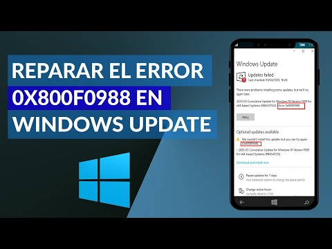 Cómo reparar el error 0x800F0988 en WINDOWS Update - Fácil y rápido