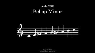 Scale 2989 Bebop Minor
