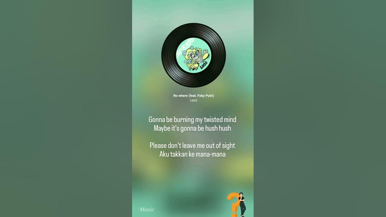 No Where _ Loco ft. Feby Putri || #shorts #loco #febyputri #nowhere #lyrics