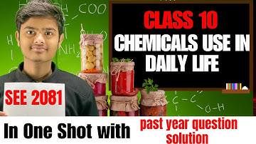 Science Chapter 19 Chemicals used in daily life || science past year question solution