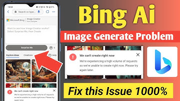 bing ai image create problem| we can