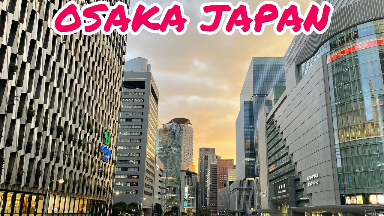 【超大都会】メディアがあまり映さない大阪「梅田」の街並み