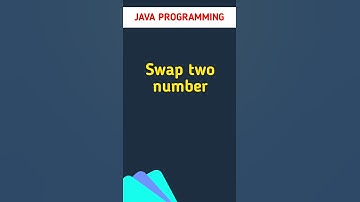Swap two number in JAVA #coding #viral #java #ytshorts