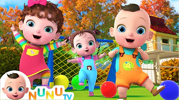 Color Balls To The Basket + More Kids Songs | NuNu Tv Nursery rhymes