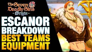 ESCANOR DPS BREAK DOWN Teams Weapons Gear | Seven Deadly Sins: Origin #7DSorigin