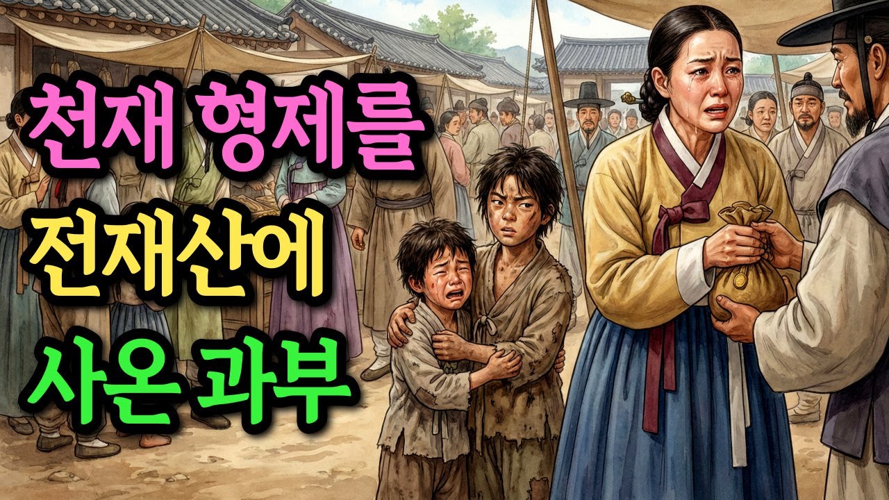 천재 형제를 전재산에 사온 과부의 운명 | 야담·민담·전설·설화·옛날이야기·오디오북