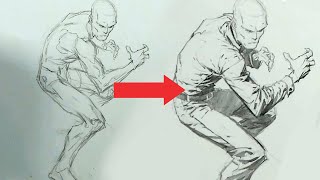How To Draw Clothing On Dynamic Figures