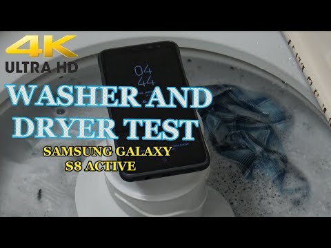 Samsung Galaxy S8 Active Washer And Dryer Test Review Video