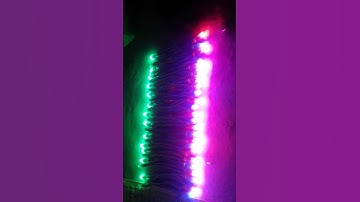 How to control RGB pixel led (WS2811) with arduino program with mobile