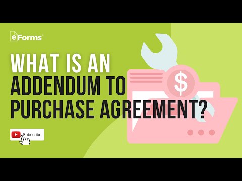 Addendum to Purchase Agreement - EXPLAINED