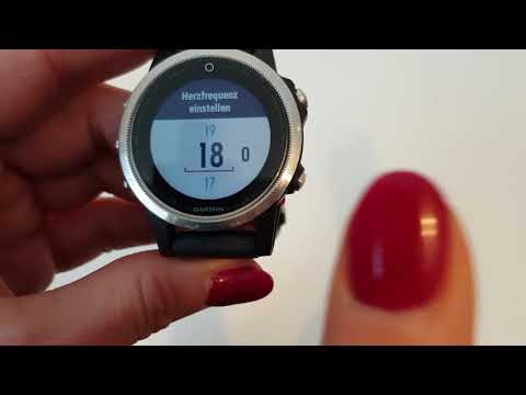 Garmin Fenix 5 Trainingsalarme setzen