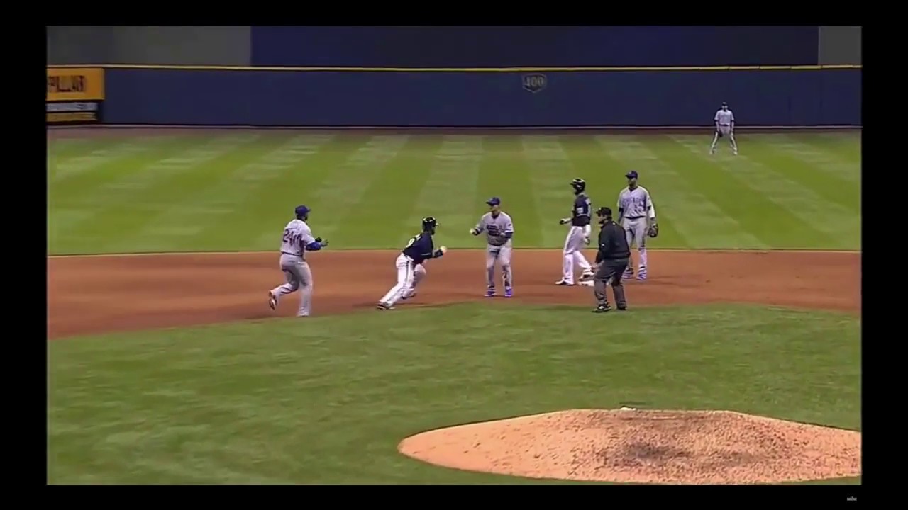 Jean Segura steals second, 04/04/2023