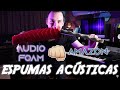 Espuma acústica para home studio "AudioFoam"¿realmente funciona? | ¡Lo probé y me gustó!