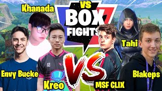 Khanada, Bucke, Kreo 3v3 CLIX, Blakeps, Tahi | BOX FIGHT WAGER THEN THIS HAPPENED | FORTNITE CITY