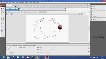 Flash Tutorial: Motion Tween Along Path (2D Animation)