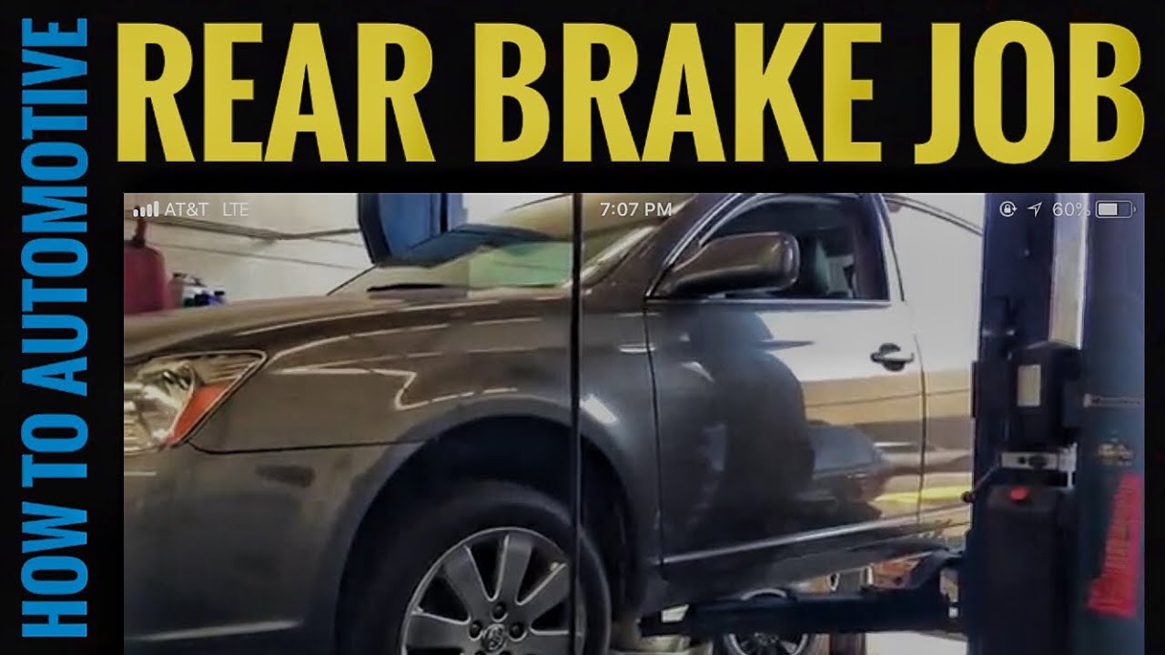 How to Replace Rear Brake Pads and Turn Rotors on a 2005 Toyota Avalon