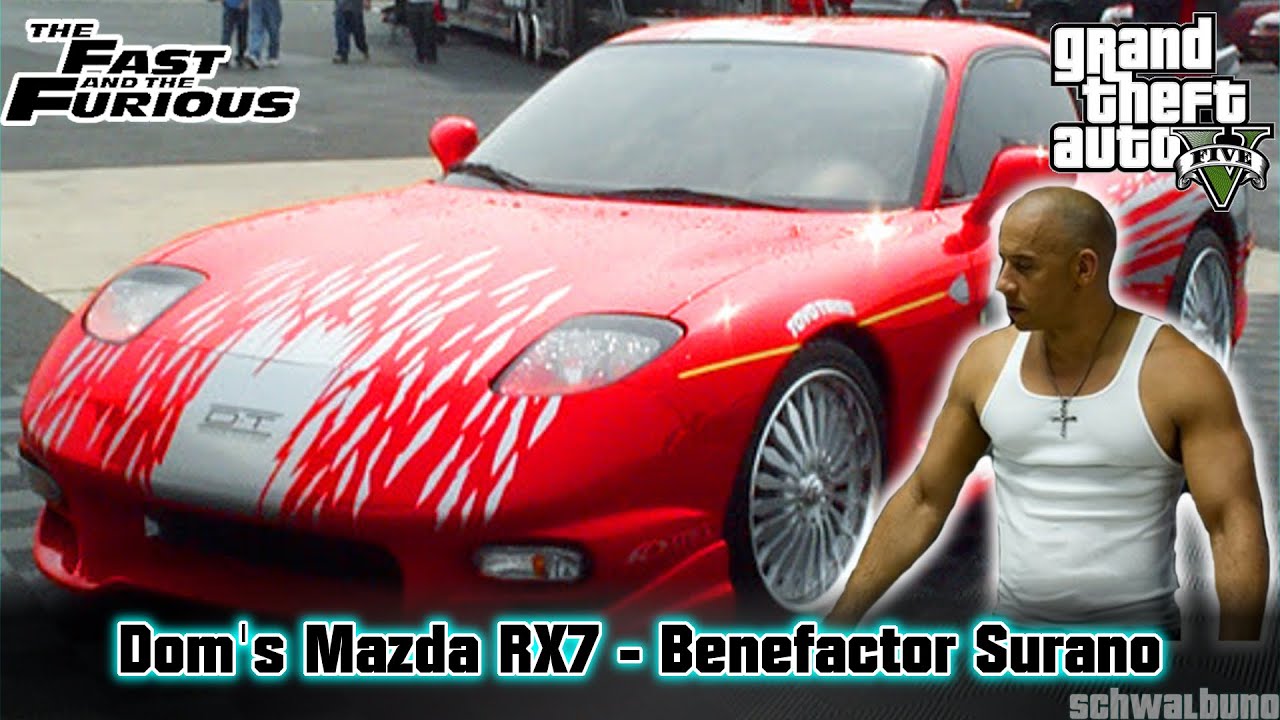 GTA 5 The Fast & the Furious - Dom's Mazda RX7 (Surano) Car Build #32 ...