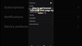 Tutorial of facecam🥀#tutorial