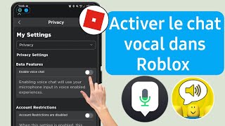 COMMENT ACTIVER LE VOICE CHAT ET PARLER SUR ROBLOX | Comment activer le chat vocal dans Roblox 2024 screenshot 5