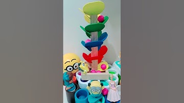 Satisfying ASMR Marble Run tree | Marble run wooden tree #shorts4, #tiktok #viral #satisfying