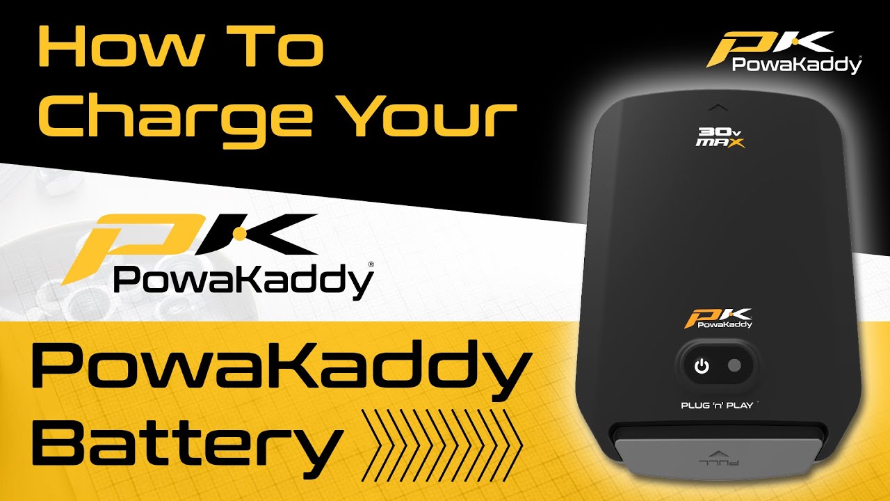 How To Charge Your PowaKaddy 30v Lithium Battery